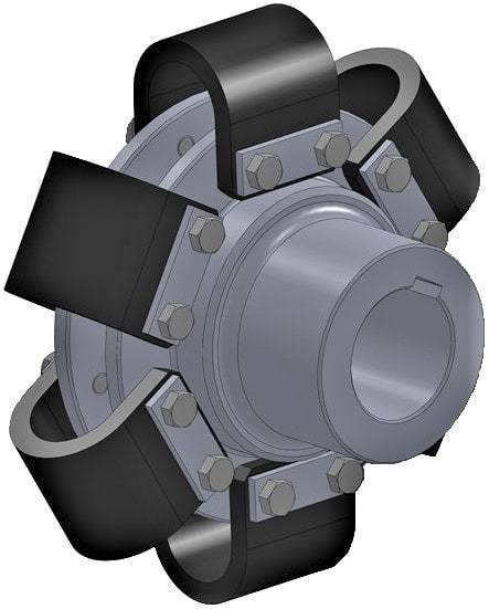 Муфта из транспортерной ленты