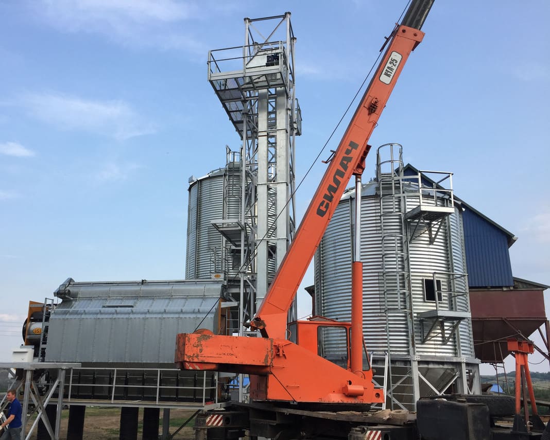 Монтаж/демонтаж зерносушильных комплексов