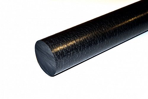 Капролон графитонаполненный стержень Ф 65 мм ПА-6 МГ (~1000 мм, ~4,2 кг) Премиум Китай