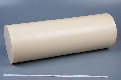 Капролон стержень Ф 180 мм ПА-6 (~500 мм, ~15,2 кг) г.Клин