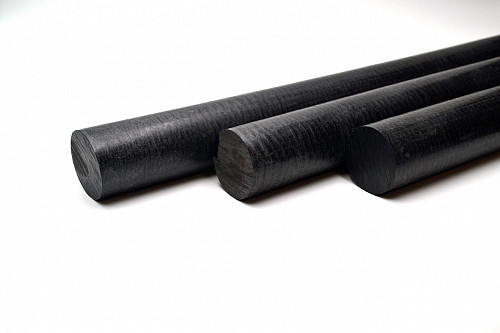 Полиацеталь черный стержень Ф 50 мм ПОМ-С (L=1000 мм, ~3,0 кг)