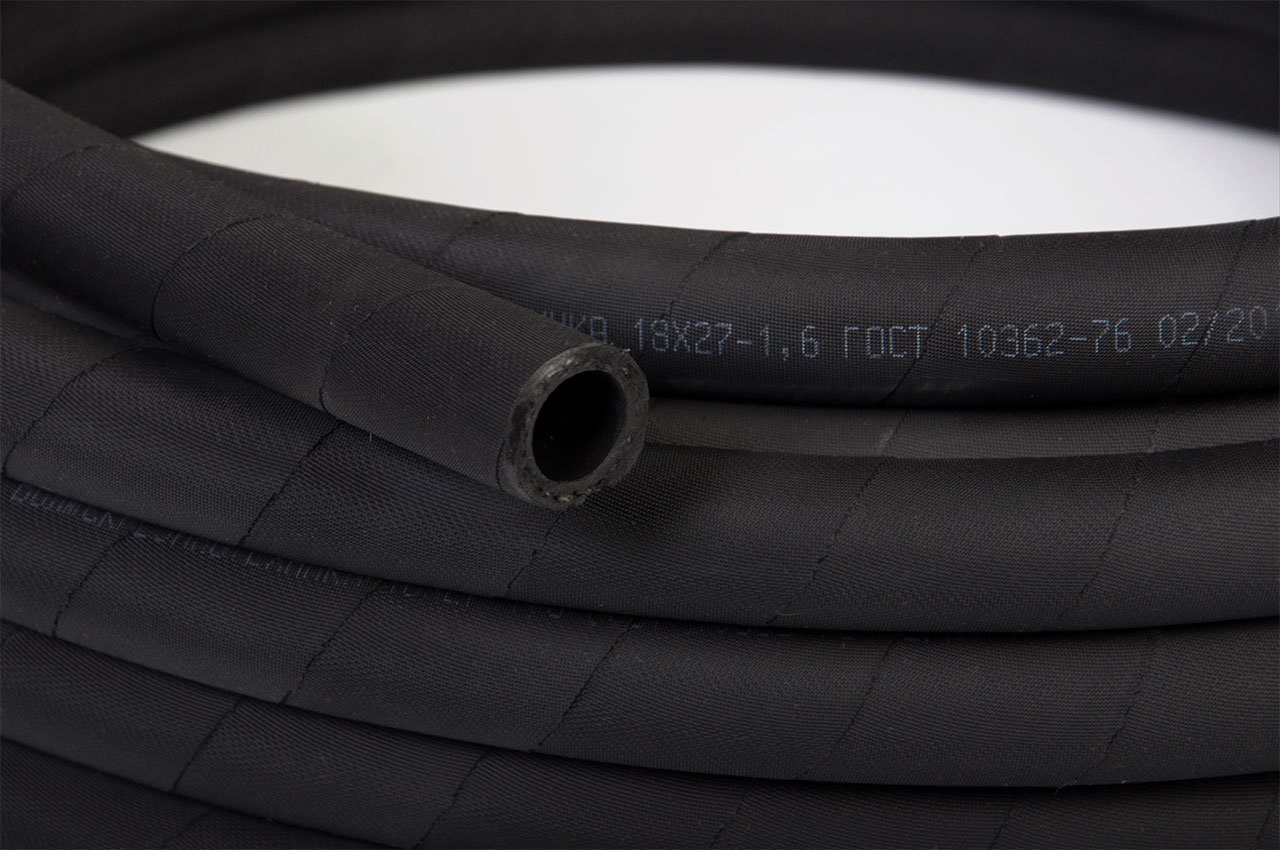 Рукав с нит.усил. 18х27 мм (16 атм) ГОСТ 10362-2017 (м)