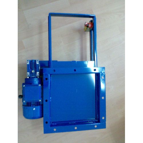 Задвижка нории (ручная и с электроприводом) шиберная