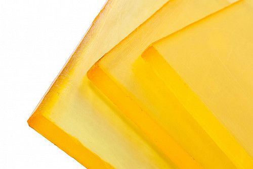 Полиуретан листовой 25 мм (500х500 мм, 7.2 кг, жёлтый) Китай