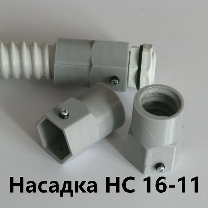 Насадка HC 16-11 с сальником PG-11 IP68 для гибкой армированной трубы DKC 16 IP68