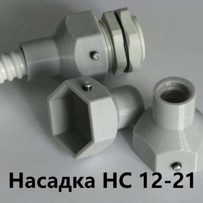 Насадка HC 12-21 с сальником PG-21 IP68 для гибкой армированной трубы DKC 12 IP68