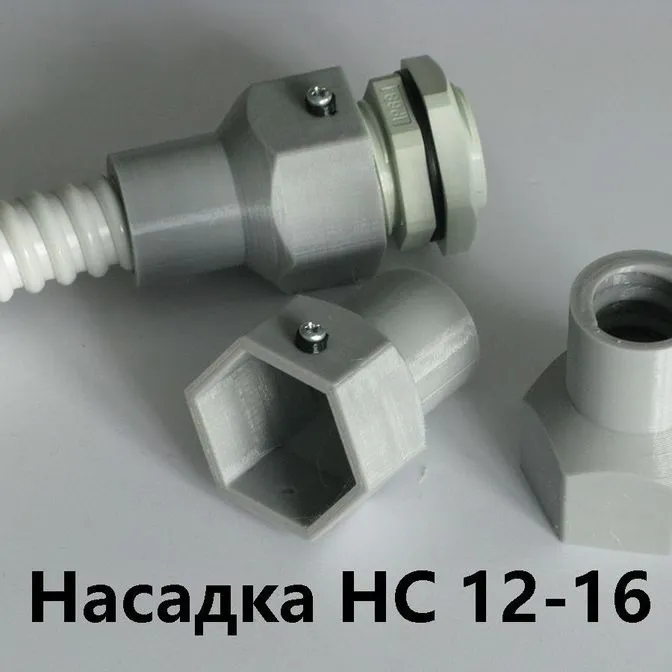 Насадка HC 12-16 с сальником PG-16 IP68 для гибкой армированной трубы DKC 12 IP68