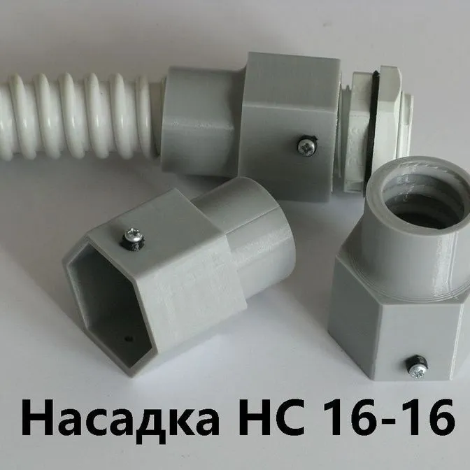 Насадка HC 16-16 с сальником PG-16 IP68 для гибкой армированной трубы DKC 16 IP68