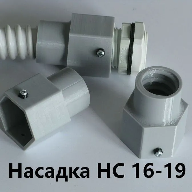 Насадка HC 16-19 с сальником PG-19 IP68 для гибкой армированной трубы DKC 16 IP68