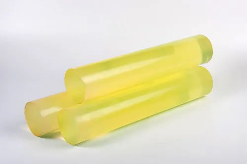 Полиуретан стержень Ф 110 мм ШОР А85 Китай (500 мм, 5.7 кг, жёлтый)