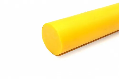 Полиуретан стержень Ф 50 мм ШОР А95 Китай (500 мм, 1.4 кг, жёлтый)