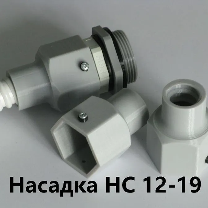 Насадка HC 12-19 с сальником PG-19 IP68 для гибкой армированной трубы DKC 12 IP68